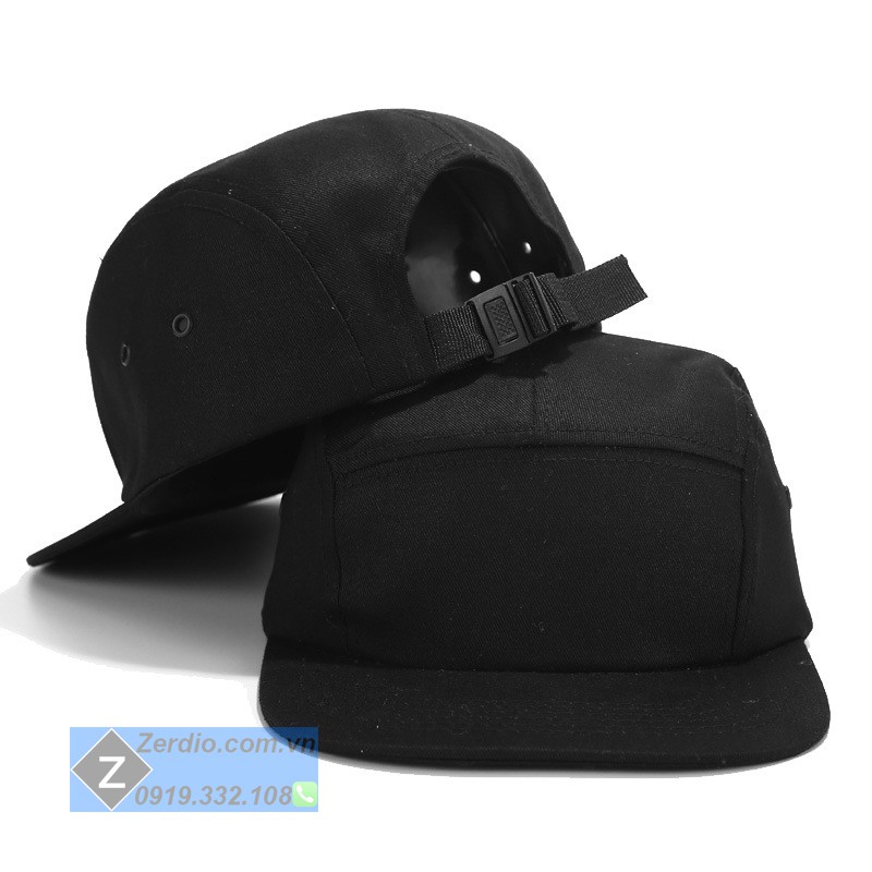 Nón lưỡi trai Snapback trơn đen đẹp phong cách hiphop cho cả nam và nữ