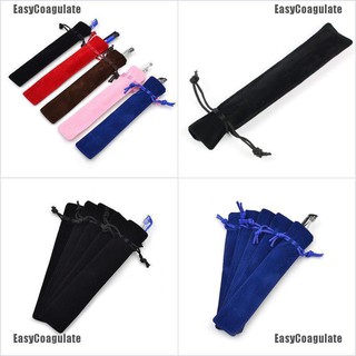Set 5 túi nhung có dây rút dùng đựng bút tiện dụng