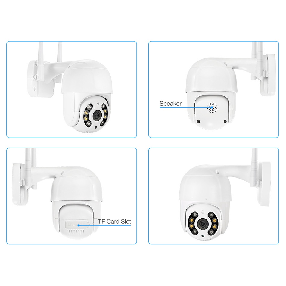 Camera an ninh - Camera gia đinh - Camera Hình Cầu Wifi Smart Chống Nước,Siêu Nét, Đàm Thoại 2 Chiều, Có Đèn Led | WebRaoVat - webraovat.net.vn