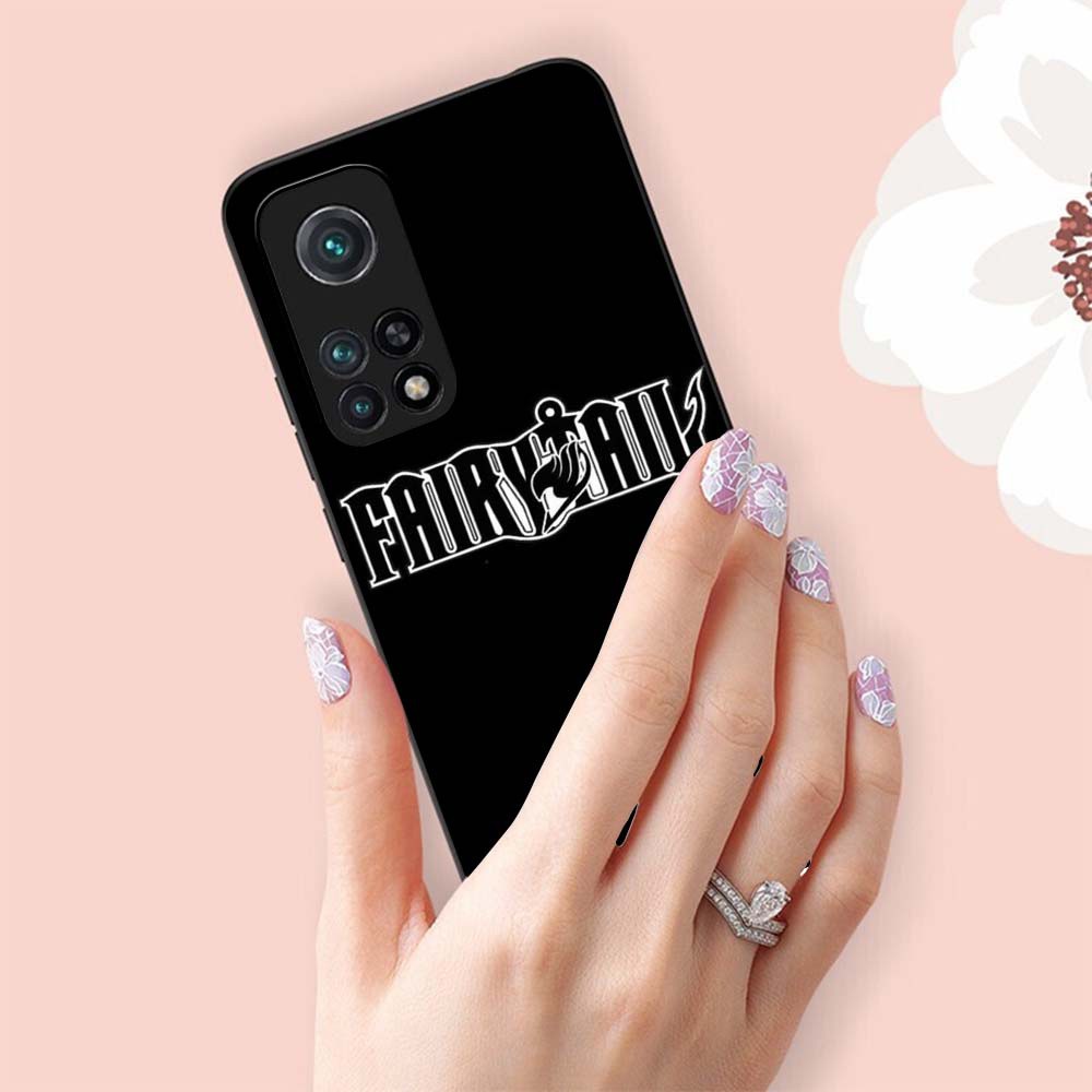 Ốp Điện Thoại tpu Silicon Mềm Màu Đen Họa Tiết fairy tail sl15 Cho xiaomi redmi note 10 pro note 10 4g 5g 9 9a