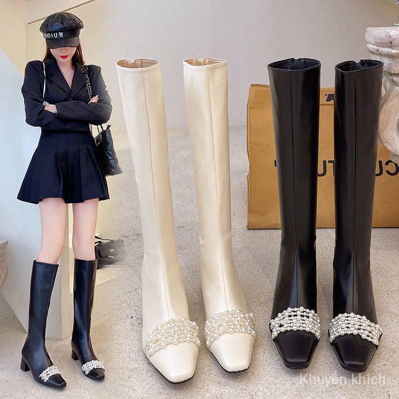 Giày Boot Cao Qua Gối Phong Cách Hiệp Sĩ Thời Trang Cá Tính Dành Cho Nữ