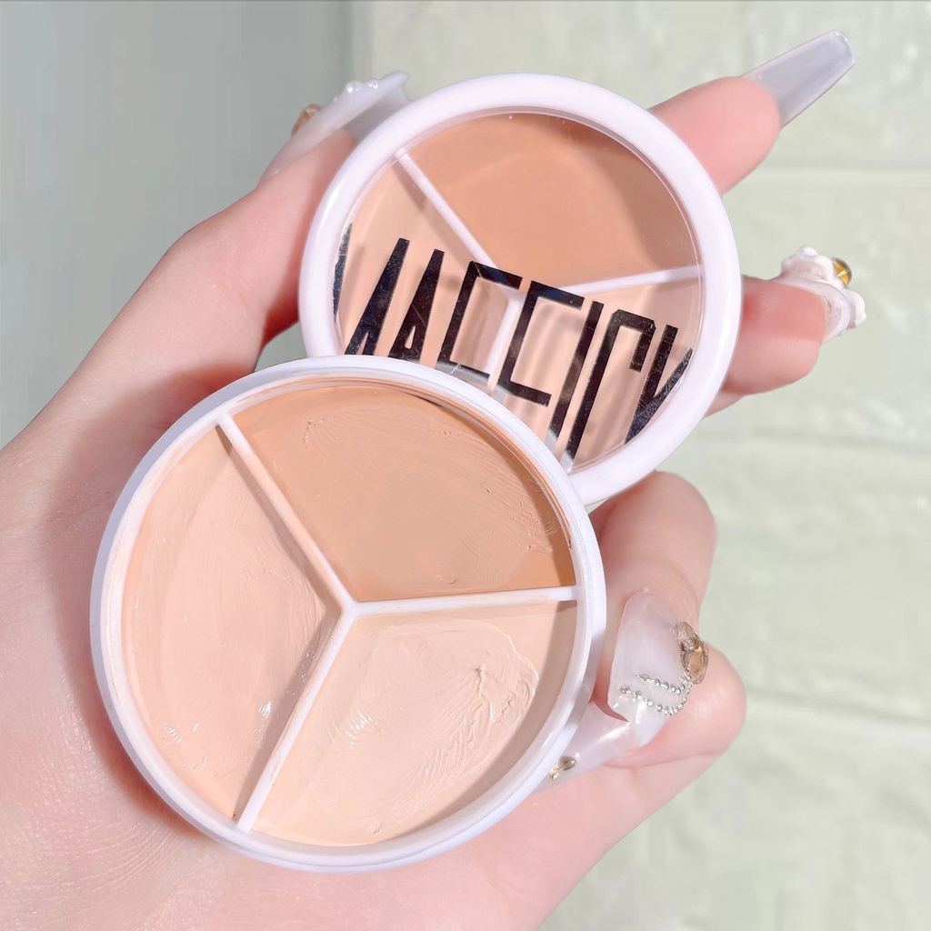 Bảng Kem Che Khuyết Điểm Maffick 3 Trong 1 Chống Nước Chuyên Dụng - hàng nội địa Trung