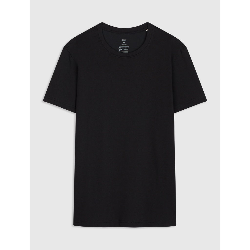 Áo phông nam CANIFA Áo phông trơn, chất liệu cotton USA pha 8TS20S035