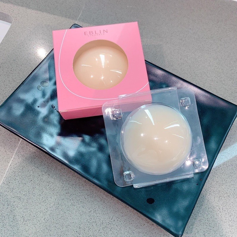 Miếng dán ngực nhiệt tự thân silicon Eblin siêu mỏng ôm khít tái sử dụng nhiều lần