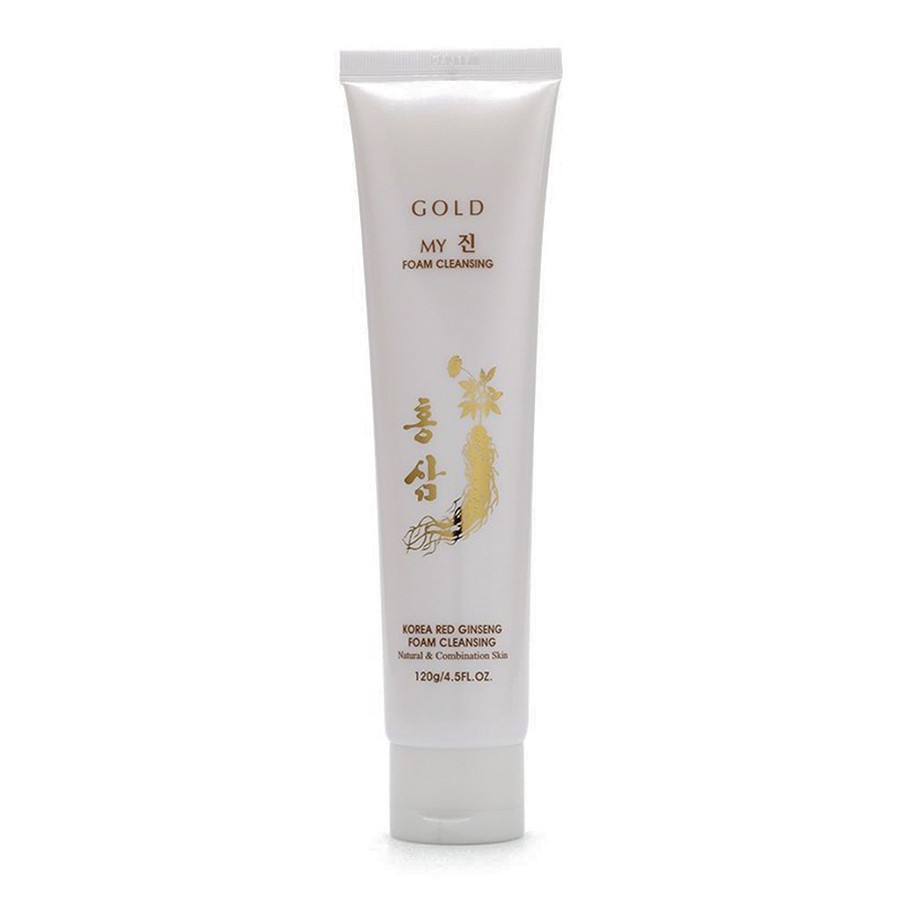 SỮA RỬA MẶT SÂM VÀNG KOREA RED GINSENG FOAM CLEANSING MY JIN GOLD - TUÝP 120g