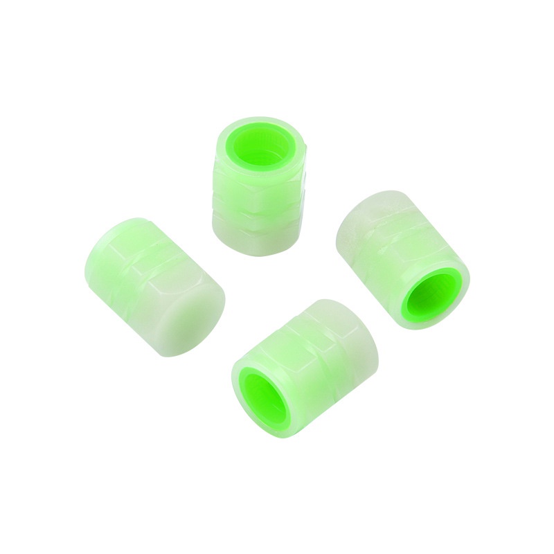 Set 4 nắp van ô tô phản quang trang trí xe, bảo vệ van xe khỏi bụi bẩn