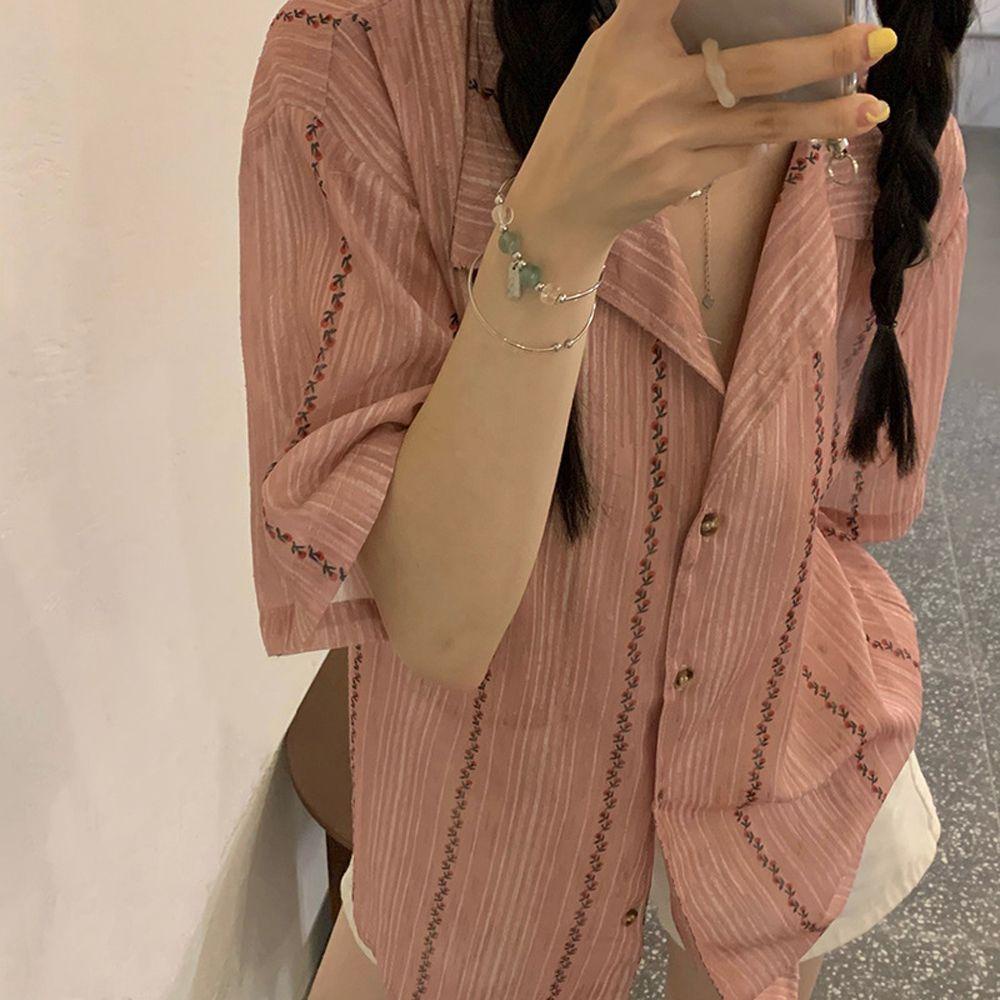 Vòng Tay Chuỗi Hạt Mắt Mèo Phong Cách Nhật Bản Sang Trọng Cho Nữ|Trang Sức Thời Trang