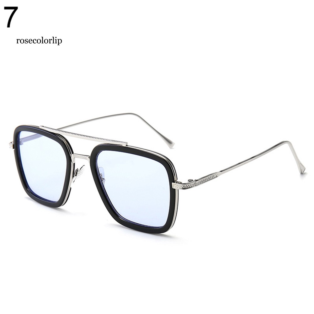 Kính mát nam gọng vuông chống tia UV kiểu dáng retro thời trang | BigBuy360 - bigbuy360.vn