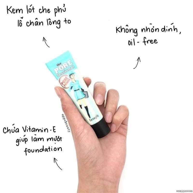 [Bill Duty] Kem lót che lỗ chân lông Benefit The Porefessional Face Primer