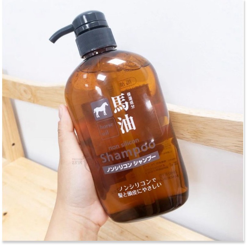 [Mã giảm giá] [600ml] Dầu Gội Dưỡng Tóc Cosme Station Horse Oil Non Silicon Shampoo