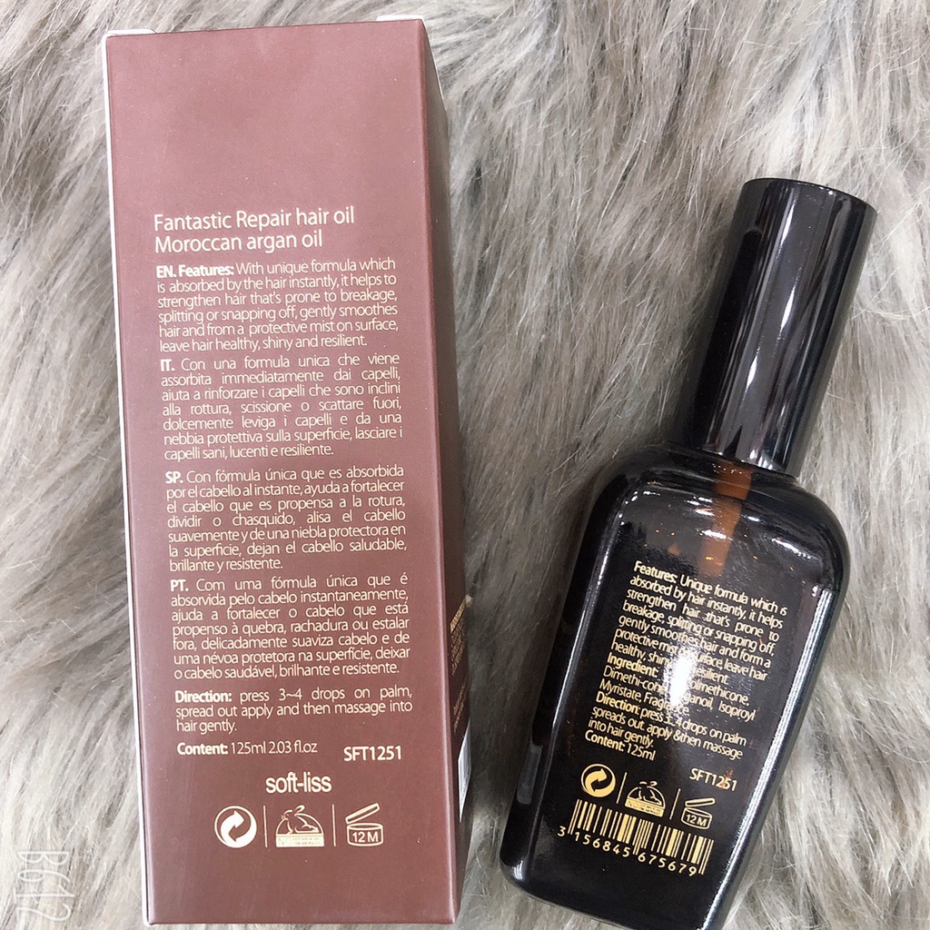 Tinh dầu dưỡng bóng phục hồi tóc Aurane 125ml