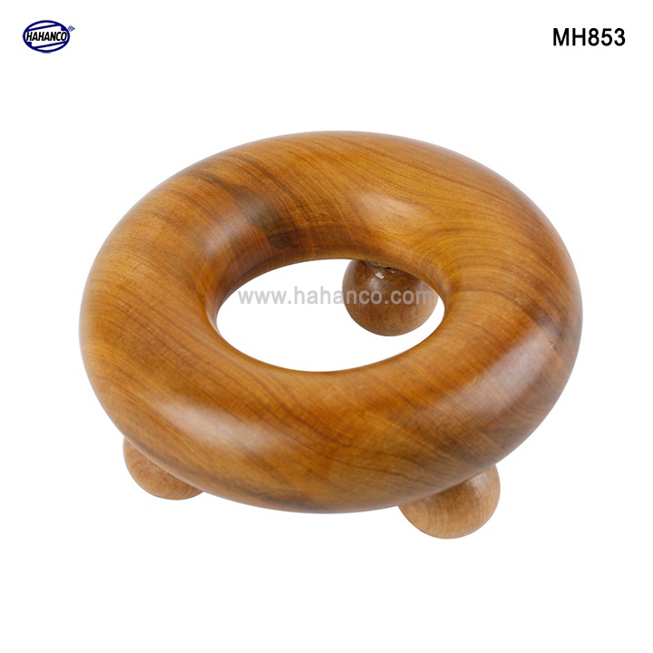 COMBO bộ 3 Dụng Cụ day ấn Huyệt Mát xa toàn thân kiểu Thái bằng gỗ thơm - HAHANCO - MH845