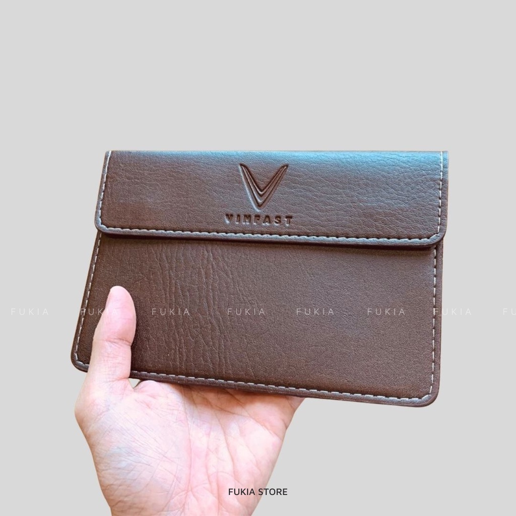 Ví Da Đựng Đăng Kiểm, Giấy Tờ Ô Tô Cao Cấp, Bóp Đựng Giấy Tờ Xe Hơi FUKIA BKX011