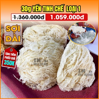 30g Tổ Yến Tinh Chế Sợi Dài Nguyên Chất Loại 1 -  Yến Sào Tinh Chế Cao Cấp - Yến Sào Nha Trang INest