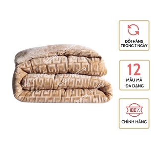 [Giảm Giá] Chăn Lông Cừu Chữ Vạn