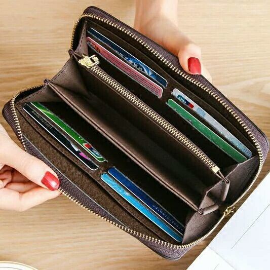 Ví cầm tay dáng dài sức chứa lớn có khóa kéo cho nam và nữ NSGSB33 qBki | BigBuy360 - bigbuy360.vn