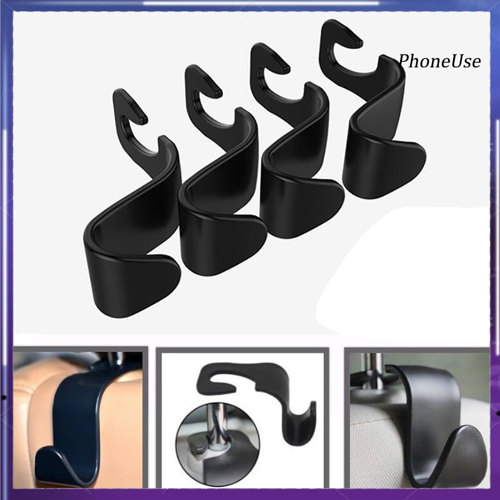 Móc Treo Đồ Gắn Ghế Ngồi Xe Hơi Bằng PU Tiện Dụng