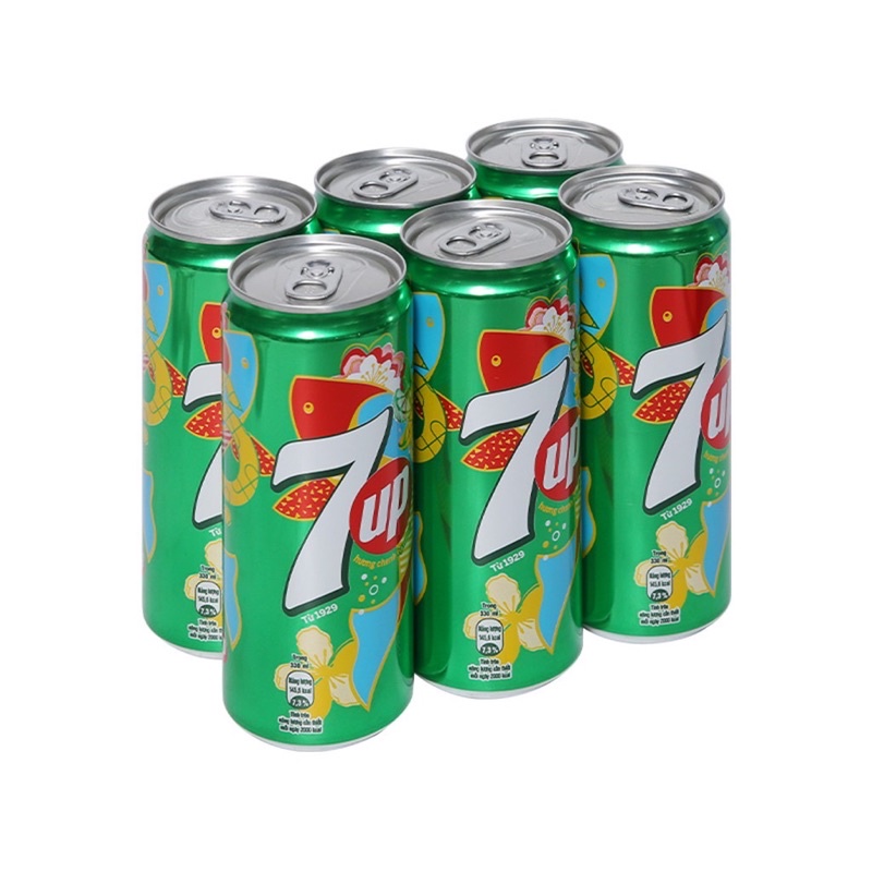 Nước ngọt 7up lon cao giá sốc