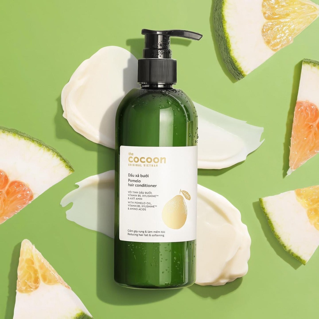 Combo Chăm Sóc Tóc Tinh Dầu Bưởi Cocoon: Dầu Gội 310ml + Dầu Xả 310ml + Nước Xịt Dưỡng Tóc Pomelo 140ml #May.shop | BigBuy360 - bigbuy360.vn