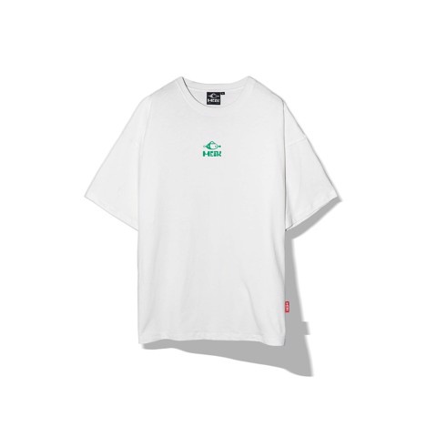 Áo thun Màu trắng in chữ Xanh lá Năng động Meiky Tee White Meik.modish Local Brand