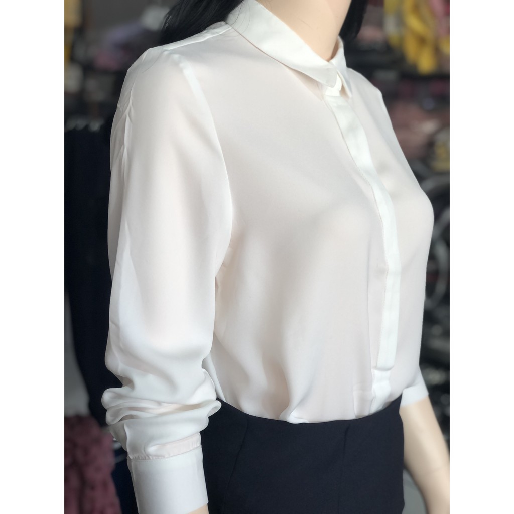Sơ mi lụa cao cấp/ FREESHIP EXTRA/  sơ mi nữ dài tay size 35-69kg