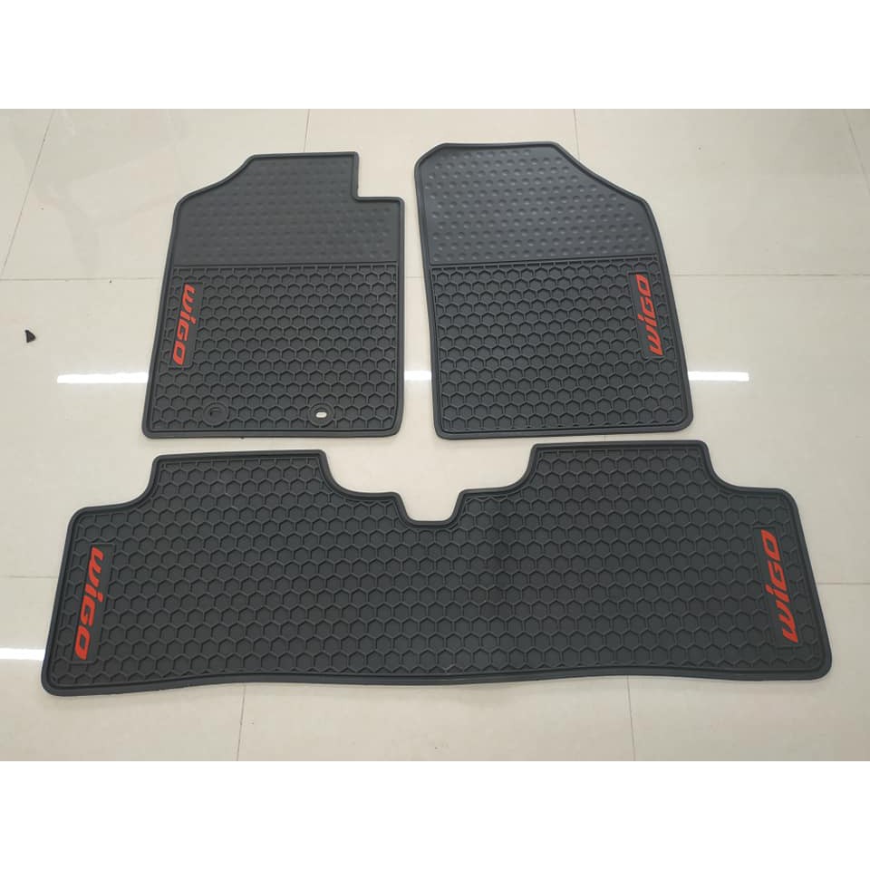 THẢM CAO SU THEO XE TOYOTA WIGO, THẢM LÓT SÀN WIGO  2018 2019 2020 2021 2022 2023 2024.