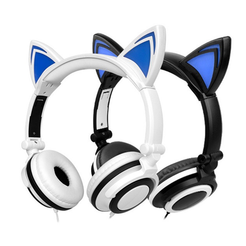 Tai nghe chơi game chất lượng cao với thiết kế hình tai mèo xinh xắn | BigBuy360 - bigbuy360.vn