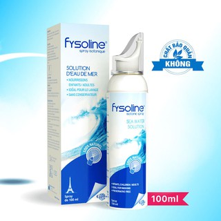 Fysoline - Xịt nước muối biển sâu Pháp 100ml - Vệ sinh, giữ ẩm, cân bằng sinh lý niêm mạc mũi