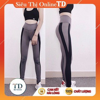 Bộ đồ tập gym yoga aerobic thể dục dưỡng sinh có mút -hàng hiệu cao cấp - giá rẻ - Quần dài áo croptop đẹp dành cho nữ