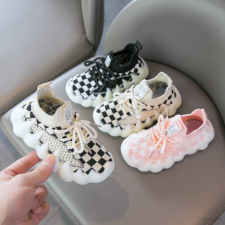 Giày Thể Thao Phối Lưới Thoáng Khí Năng Động Thời Trang Cho Bé