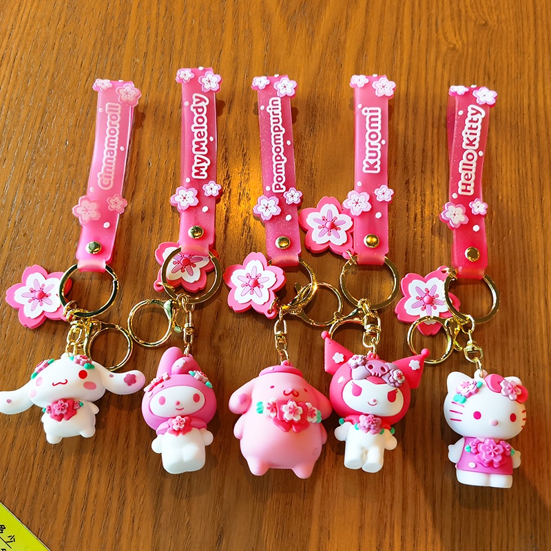 Móc Khóa Hình Búp Bê Sanrio Hoạt Hình Dễ Thương