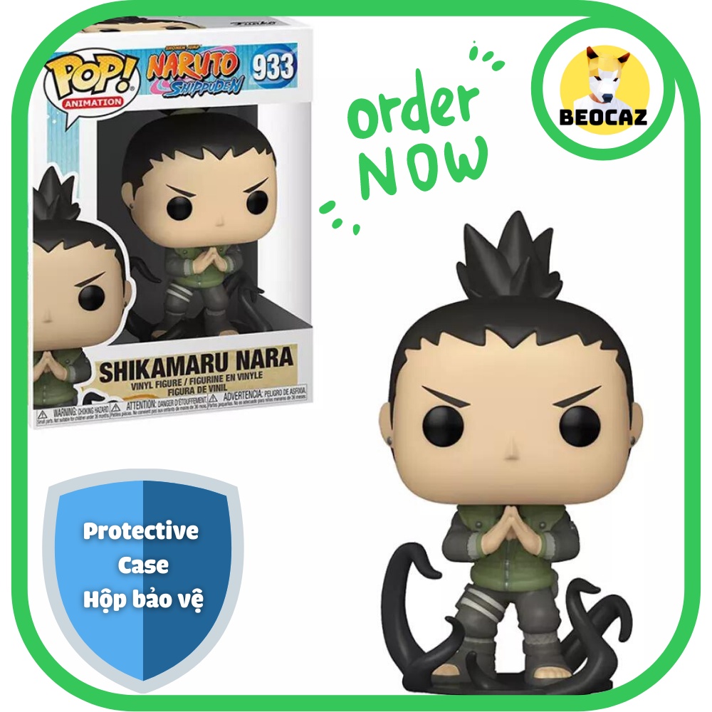 [Ship Hỏa Tốc][Full Box] [Tặng Hộp Bảo Vệ] Mô hình Funko Shikamaru No.933- Đồ chơi Naruto bền màu, nhựa an toàn