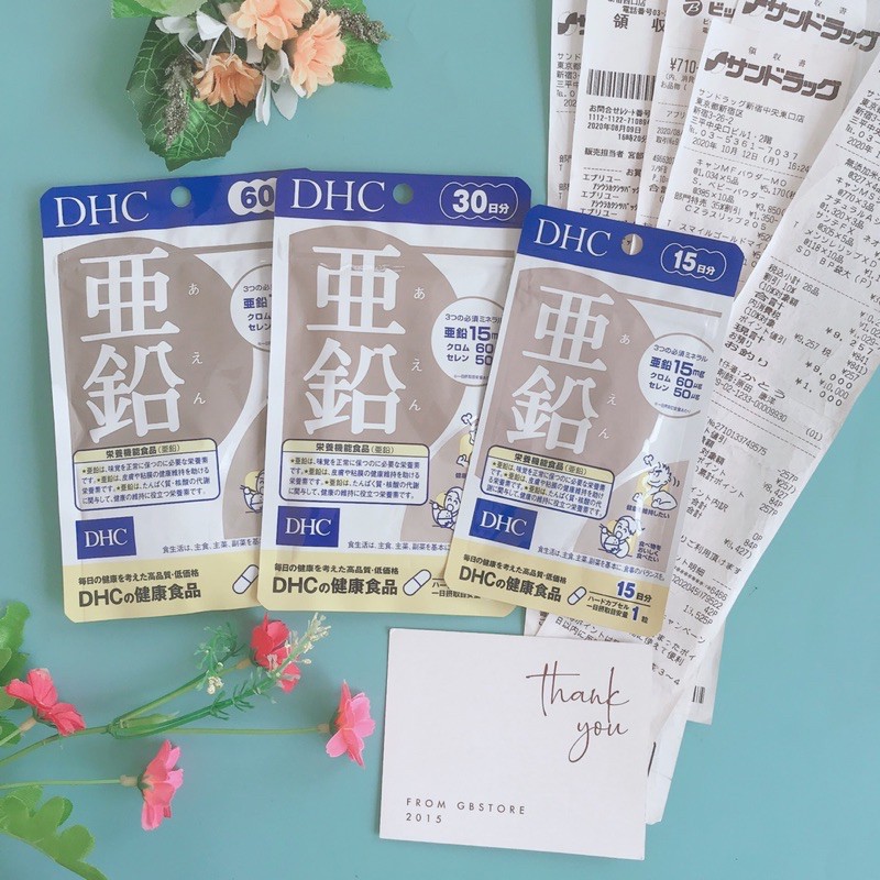 ( Hàng Chính Hãng ) Viên uống giảm mụn nội tiết, bổ sung Kẽm DHC | BigBuy360 - bigbuy360.vn