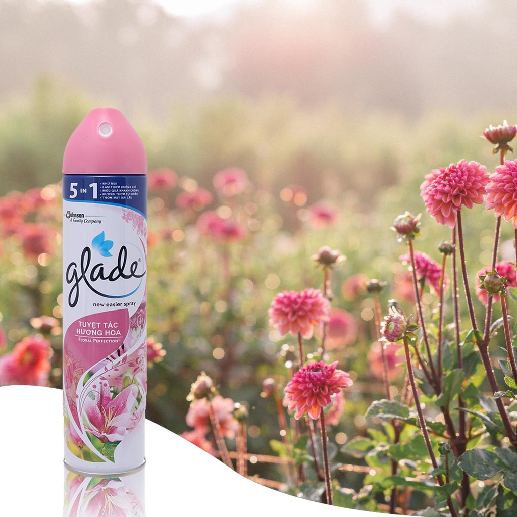 GLADE Xịt thơm phòng Hương Anh Đào Lily 280ml