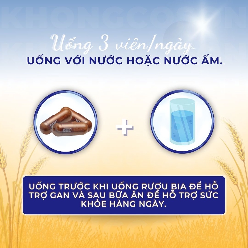 Viên Uống Bổ Gan DHC Liver Essence & Ornithine - Khongcoson