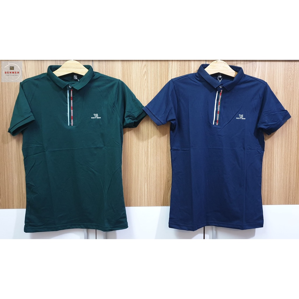 [HCM] Áo Thun Nam Polo Cao Cấp Chất Liệu Cotton Co Giãn 2 Chiều Form Chuẩn SUNMEN Nhiều Màu Đa Dạng Size Từ 50-75kg