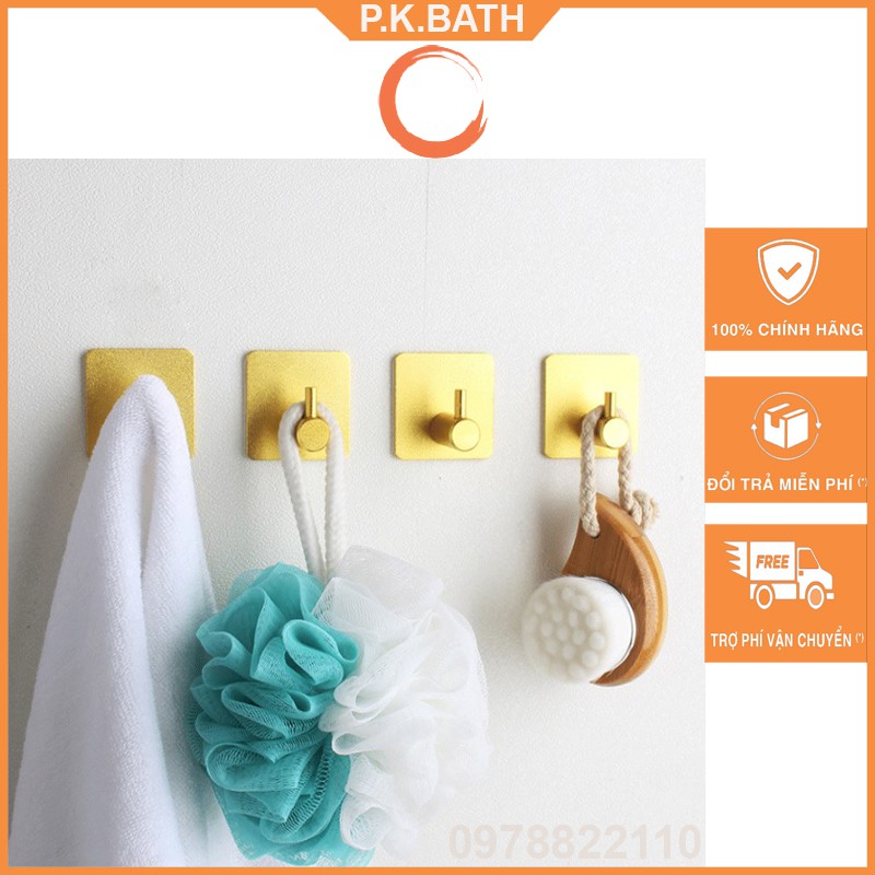 Móc Dán Tường Treo Đồ Gia Đình Mạ Vàng Vô Cùng Sang Trọng