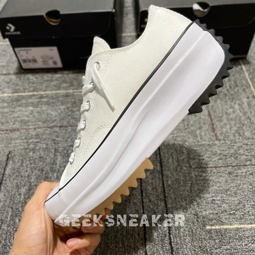 [GeekSneaker] Giày CVS JW ANDERSON CỔ THẤP - Màu trắng - White Low Top