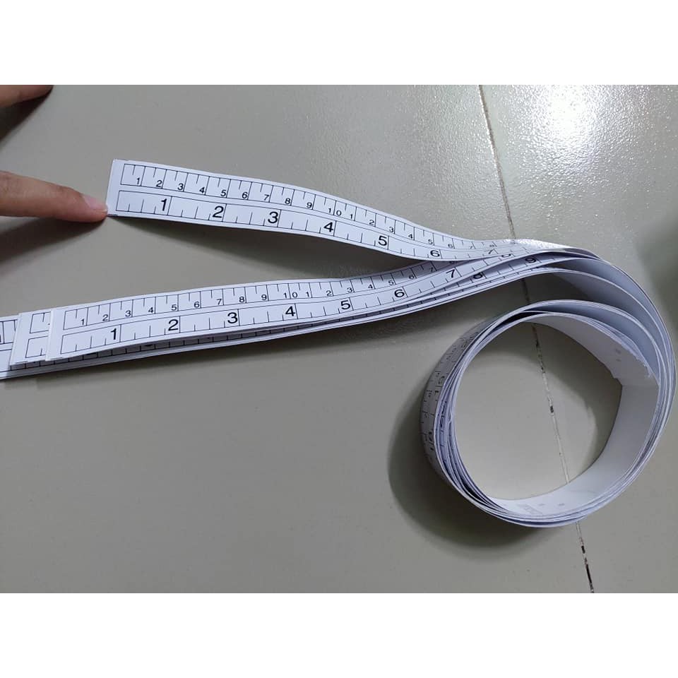 Thước dán bàn máy may, máy vắt sổ