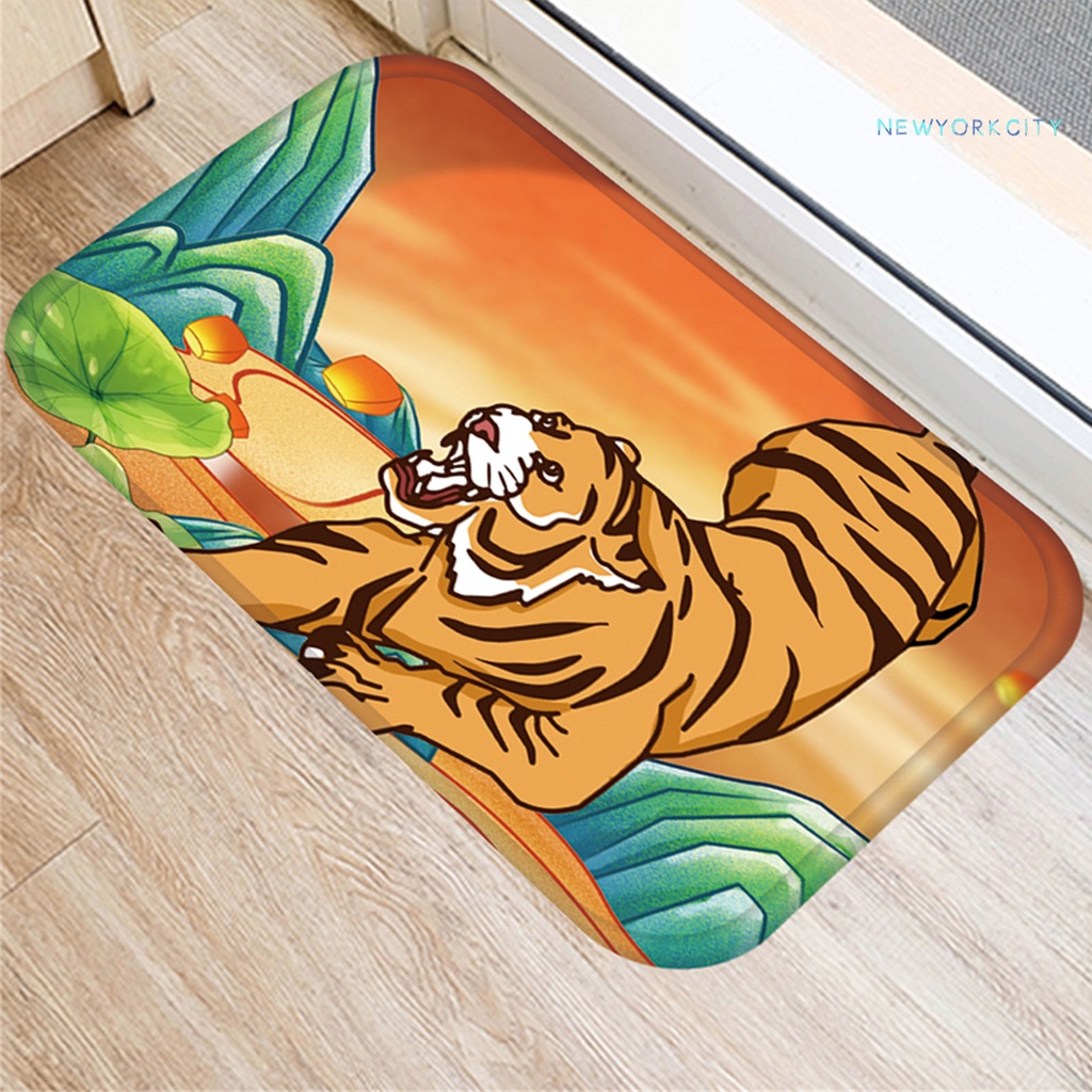 Thảm lót sàn Chống Ẩm Không Phai Họa Tiết Vi Khuẩn Có Thể Giặt Được Dùng Trong Nhà