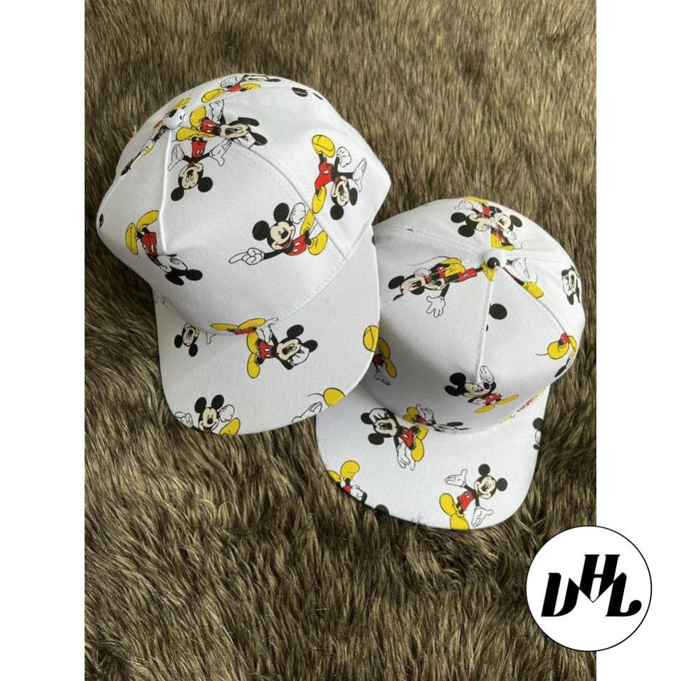 Mũ cho bé (3 đến 6 tuổi), nón trẻ em HIPHOP SNAPBACK MICKEY cho bé vải mịn cao cấp thời trang (Ảnh thật)