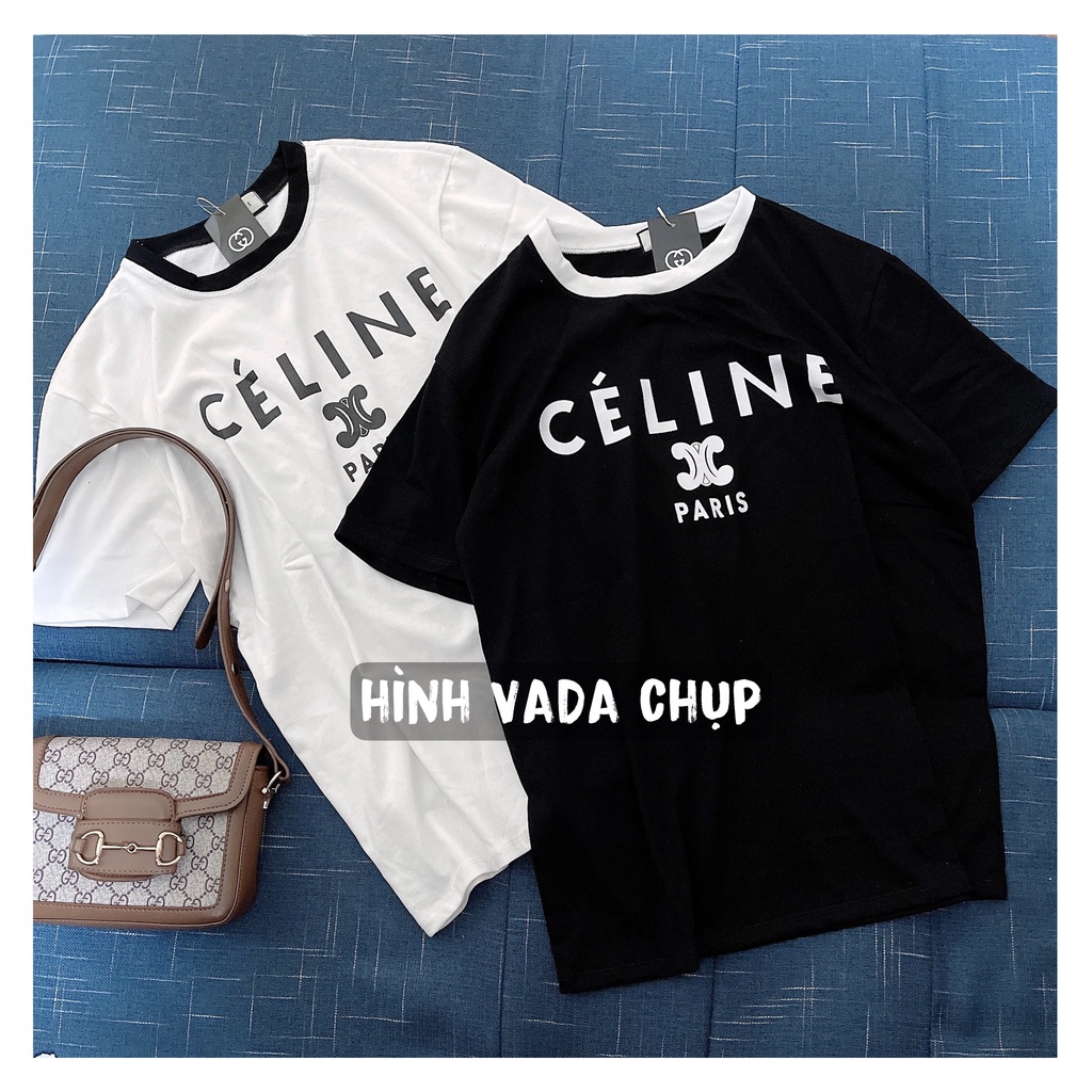 Áo thun nữ form rộng, cổ tròn chất cotton in chữ đơn giản phối đồ siêu xinh  - Thời trang VADA AT23
