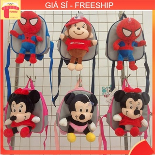 Balo trẻ em hình thú bông ngộ ngĩnh, Ba lô cho bé mẫu giáo