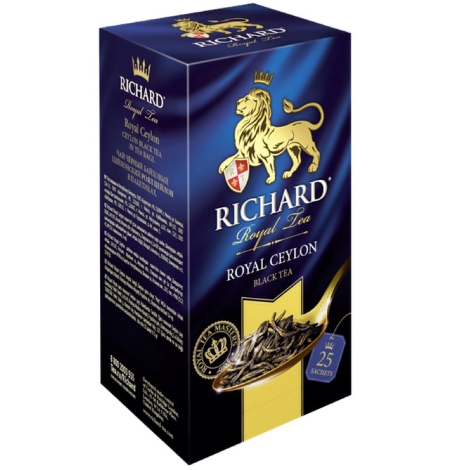 TRÀ RICHARD ROYAL TEA ROYAL RASPBERRY/ CEYLON HỘP 25 TÚI LỌC/ RICHARD MÂM XÔI
