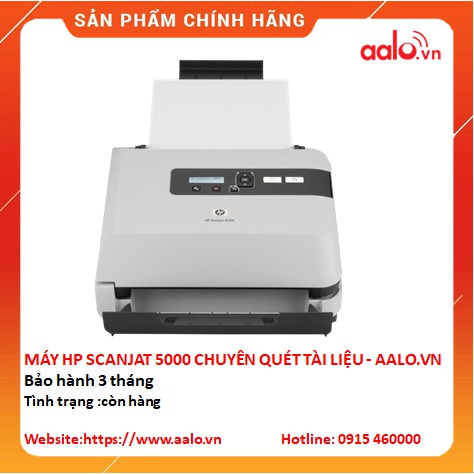 MÁY HP SCANJAT 5000 CHUYÊN QUÉT TÀI LIỆU - AALO.VN