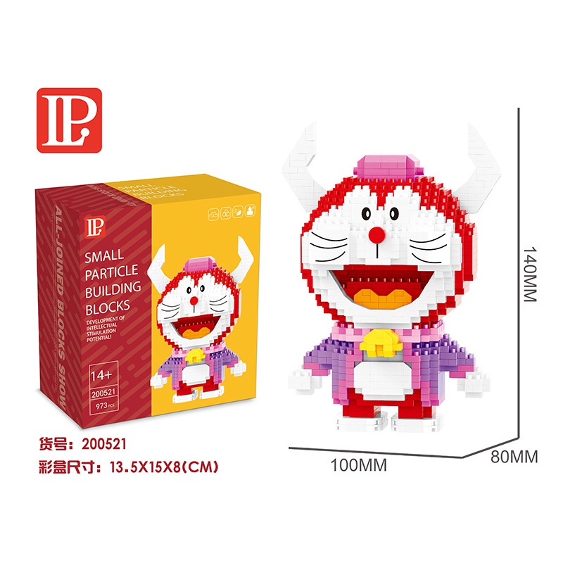 Lego_Nanoblock Bộ đồ chơi lắp ghép đội quân DORAEMON THÊM 💥