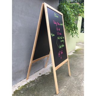 Bảng Menu- bảng nhà hàng một mặt khung gỗ 60*120 cm
