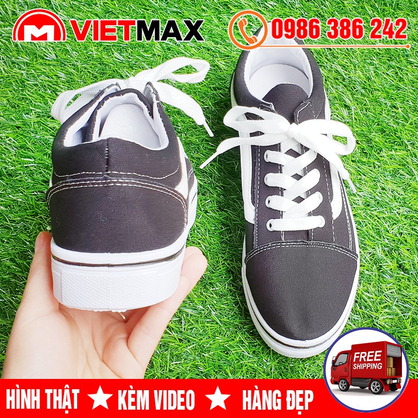 🔥 [HOT] Xả Kho Giày Thể Thao Đen Trắng Giá Rẻ Hàng Sale