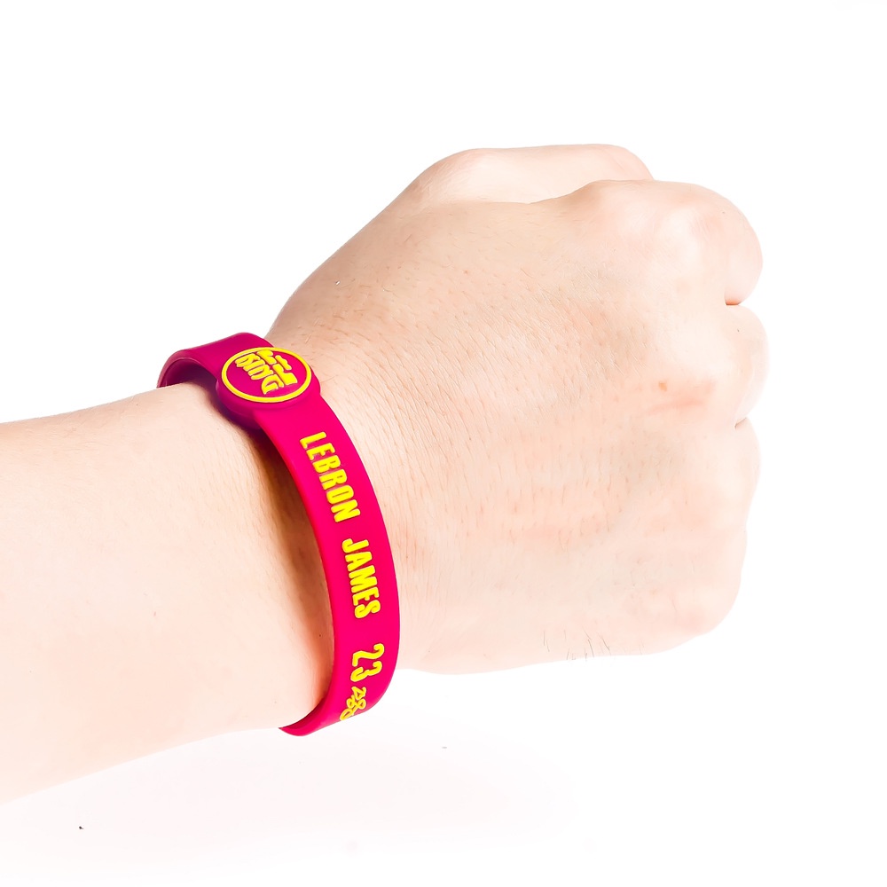 Nba Vòng Tay Silicon Phong Cách Bóng Rổ