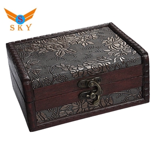 Hộp lưu trữ đồ lưu niệm dạng rương kho báu đa năng tiện dụng